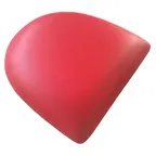 image of JMC Furniture VINYL SEAT RED Red Vinyl Replacement Seat for Restaurant Chairs and Barstools