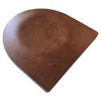 image of JMC Furniture WOOD SEAT LIGHT WALNUT Solid Walnut Wood Replacement Seat Armless No Back