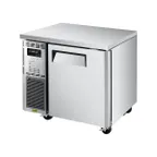 image of Turbo Air JUF-36S-N 35" 1-Door Undercounter Freezer, Stainless Steel Exterior, Front Breathing, 5.66 cu. ft.