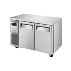 image of Turbo Air JUF-48S-N 47" 2-Door Undercounter Freezer, Stainless Steel Exterior, Front Breathing, 8.9 cu. ft.
