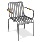 image of JustChair A33018A Outdoor Side Chair