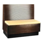 image of JustChair JBS-WPF-42-BEAD 48"L Single Bead Board Back, Wood Back, 42" Height