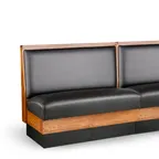 image of JustChair JBSB-WSS-42-GR3 Banquette Bench, Plain Back, Removable Seat, 42" Height