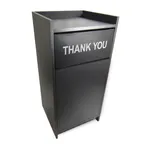 image of JustChair TRCPT-MEL Cabinet Style Trash Receptacle