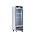 image of Kool-It KBSR-1G 26" One Section Reach-In Refrigerator w/ Glass Door, Bottom Mounted, Stainless Steel, 19 cu. ft.
