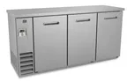 image of Kelvinator KCHBB72SS 73" Back Bar Cooler with Solid Door, 20.8 cu. ft.