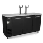image of Kelvinator KCHBBD3D2T 73" 2 Columnss Draft Beer Cooler, 3 Keg, 20.8 cu. ft.