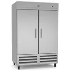 image of Kelvinator KCHRI54R2DFE 53" Two Section Reach-In Freezer w/ 2 Solid Doors, Bottom Mount, 49 cu. ft.