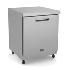 image of Kelvinator KCHUC27F-32 28" 1-Door Undercounter Freezer, Stainless Steel, 6.5 cu. ft., 1/4 HP