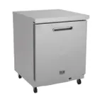 image of Kelvinator KCHUC27R 27" 1-Door Undercounter Refrigerator, Stainless Steel Finish, 6 cu. ft.