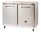image of Kelvinator KCHUC36F-32 36" 2-Door Undercounter Freezer, Stainless Steel, 8.9 cu. ft.
