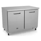 image of Kelvinator KCHUC48F 48" 2-Section Undercounter Freezer w/ 2 Doors, 12 cu. ft.