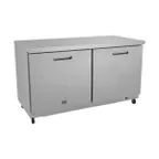 image of Kelvinator KCHUC60R 60" 2-Section Undercounter Refrigerator w/ 2 Doors, 16 cu. ft.