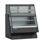 image of Hydra-Kool KGL-OU-48-S 48" Vertical Open Over-Under Merchandiser in Silver & Black, Self-Contained