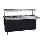 image of Delfield KH-5-NU 74" Shelleyglas® Hot Food Serving Counter, (5) Wells without Understorage