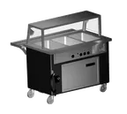 image of Delfield KH-5 74" Shelleyglas® Hot Food Serving Counter, (5) Wells with Understorage