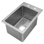 image of Klinger's Trading DIS1014 Drop-In Sink, One Compartment