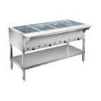 image of Klinger's Trading HF5H 78" Gas Hot Food Serving Counter, (5) Open Wells