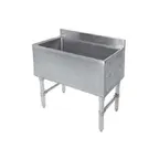 image of Klinger's Trading IC1830-CP 30" Underbar Ice Bin, Cold Plated w/ 100 lbs., 7-Circuit Cold Plate