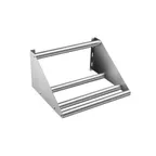 image of Klinger's Trading TSW1962 Stainless Steel Wall Mount Glass Rack Sorting Shelf- 62"W x 18-1/2"D