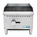 image of Koolmore KM-GCB1-18M 15" Countertop Gas Radiant Charbroiler w/ (1) Burner, 30.000 BTU