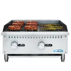 image of Koolmore KM-GCB2-24M 23" Countertop Gas Radiant Charbroiler w/ (2) Burners, 60.000 BTU
