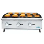 image of Koolmore KM-GCB3-36M 35" Countertop Gas Radiant Charbroiler w/ (3) Burners, 90.000 BTU