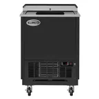 image of Koolmore KM-GF25-BK Glass Froster, 25" W x 26.7" D x 34.2" H, 5 cu ft, Steel, Sliding Door, 0‑7°F