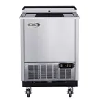 image of Koolmore KM-GF25-SS Glass Froster, 25" W x 27" D x 34" H, 5 cu ft, SS, 4 Casters, 0‑7°F Range, ETL