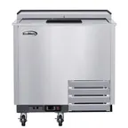 image of Koolmore KM-GF36-SS Glass Froster, 36"W x 27"D x 34"H, 9 Cu Ft, Steel 5 Shelves/5 Casters ETL Listed