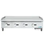 image of Koolmore KM-GG4-48M 48" Countertop Gas Griddle, Manual Controls, 120.000 BTU
