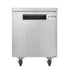 image of Koolmore KM-UCF-1DSS 27" 1-Section Undercounter Freezer w/ 1 Self Closing Door