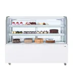 image of Koolmore KM-CDHF-17C-WH 60" Refrigerated Bakery Display Case
