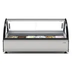 image of Koolmore KM-CGD-6P 46" Gelato/Ice Cream Dipping Cabinet w/ Curved Sneeze Guard