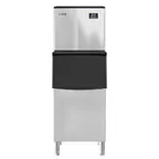 image of Koolmore KM-CIM-400 Full Cube Ice Maker, 25" Wide, 420 lb/24 hr, 200 lb Bin, R290, Steel Interior