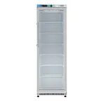 image of Koolmore KM-FMD12WGD 24" 1-Glass Door Reach-In Freezer, Bottom Mounted, 12 cu. ft., White Finish, Stainless Steel Interior