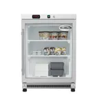 image of Koolmore KM-MDF46GD - 24" Countertop Glass Door Freezer, 4.6 cu ft, White Finish, 2 Adjustable Shelves