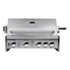 image of Koolmore KM-OKS-BQ30 30" Commercial Outdoor BBQ Grill, 5 Burners, 59.500 BTU