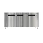 image of Koolmore KM-UCR-3DSS 72" 3-Door Undercounter Refrigerator, 17 cu. ft., Stainless Steel