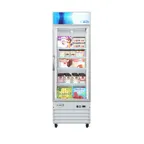 image of Koolmore MDF-1GD-13C-WH 27" Glass Door Freezer, 13 cu ft, White Finish, Temp Control, 4 Shelves