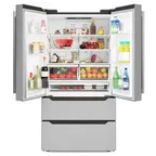 image of Koolmore RERFDSS-22C 35" Reach-In Refrigerator Freezerw/ 2 Doors and 2 Drawers, 22.5 cu. ft.