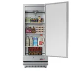 image of Koolmore RIR-1D-SS12C 25" 1-Solid Door Reach-In Refrigerator, 12 cu. ft., Bottom Mounted