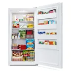 image of Koolmore RUF-17C 32" One Section Reach-In Refrigerator/Freezer in White, 17 cu. ft.