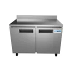 image of Koolmore RWT-2D-12C 47" 2-Section Worktop Refrigerator w/ 2 Doors, 12 cu. ft.