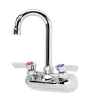image of Krowne 10-400L Krowne Silver Series Faucet, Wall-Mounted, 4" Centers