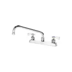 image of Krowne 15-510L Royal Series Low Lead Deck Mount Faucet w/ 8" Centers, 10" Swing Spout