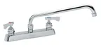 image of Krowne 15-514L Royal Series Low Lead Deck Mount Faucet w/ 8" Centers, 14" Swing Spout