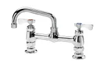 image of Krowne 15-806L Royal Series Low Lead Deck Mount Faucet w/ 8" Centers, 6" Swing Spout