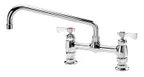 image of Krowne 15-810L Royal Series Low Lead Deck Mount Faucet w/ 8" Centers, 10" Swing Spout