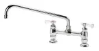 image of Krowne 15-814L Royal Series Low Lead Deck Mount Faucet w/ 8" Centers, 14" Swing Spout